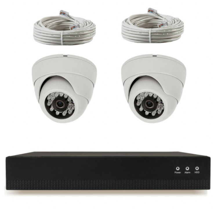 Комплект видеонаблюдения IP Ps-Link KIT-A502IP / 5Мп / 2 камеры